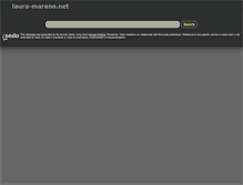 Tablet Screenshot of laura-marano.net